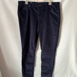 Vintage Gap Blue Velvet Legging Jean